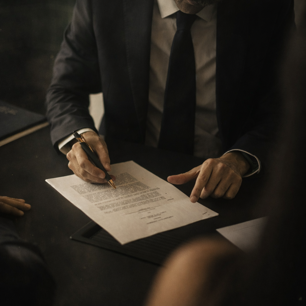 Lawyer Reviewing Employment Law